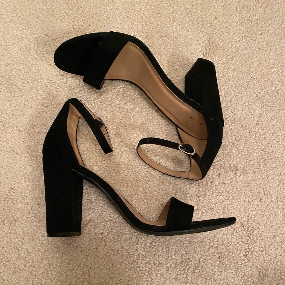 A New Day Strappy Suede Heels